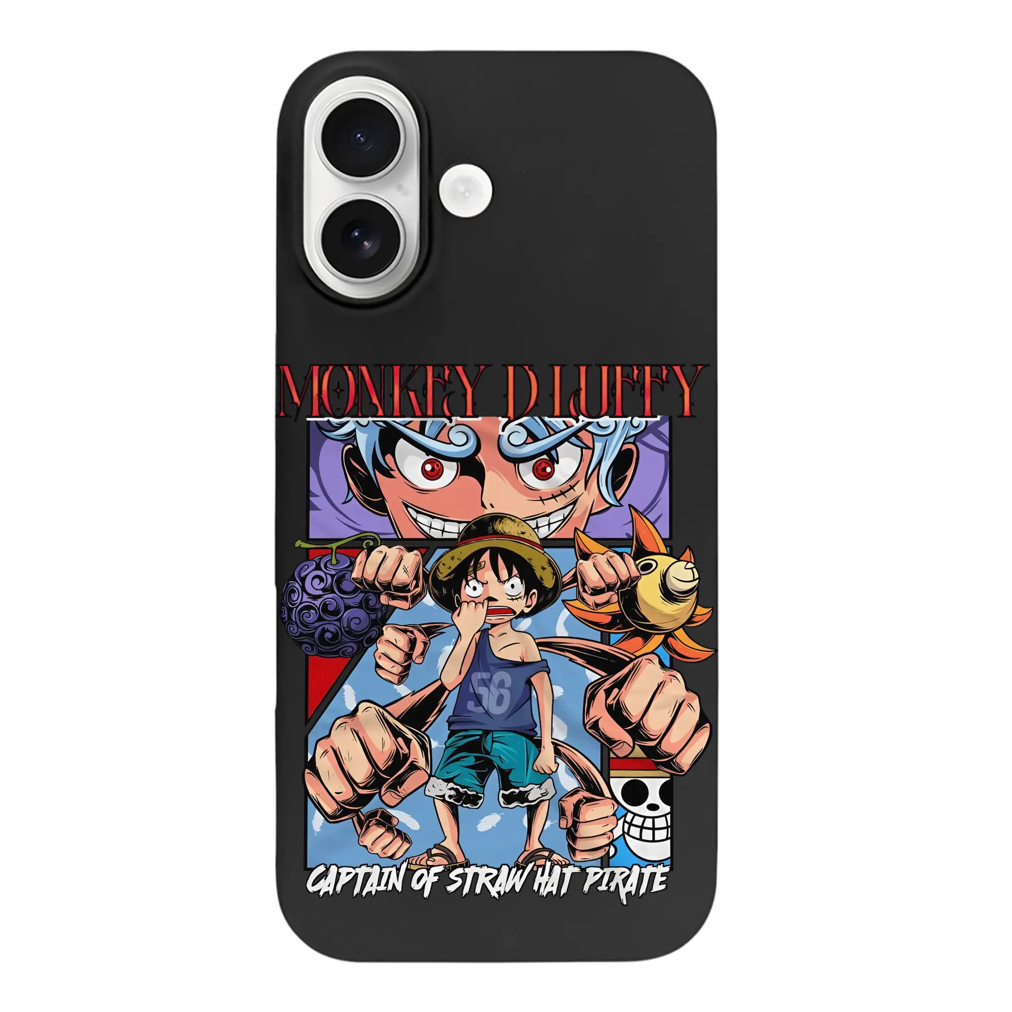 ワンピース グッズ モンキー・D・ルフィ - iPhone 17 シリーズ シリコンケース 薄型 耐衝撃 指紋防止 ソフトタッチカバー 精密フィット 傷防止 保護ケース iPhone 17/17 Air/17 Pro/17 Pro Max 対応